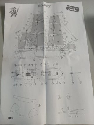 Maqueta Fragata Bounty Constructo Junior