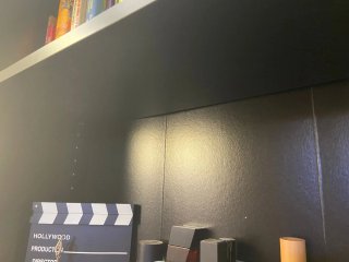 Juego de estanterías negras Ikea