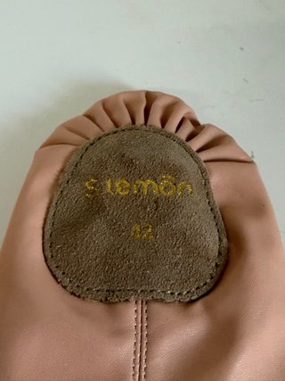 Zapatillas de ballet media punta Lemon rosa