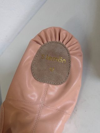 Zapatillas de ballet media punta Lemon rosa