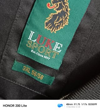 Polo Luke Sport Talla 3XL Negro/Gris