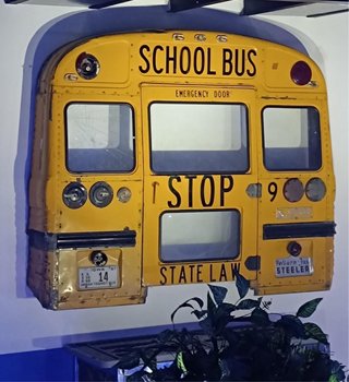 Trasera autobús escolar STOP tambien hago cambios