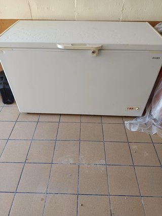 Congelador horizontal blanco grande