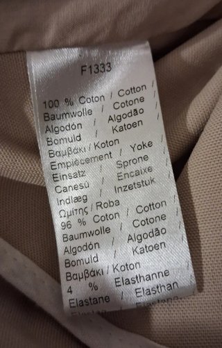 Gabardina Lacoste Beige