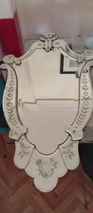 Espejo Veneciano Decorado.Solo venta en persona.