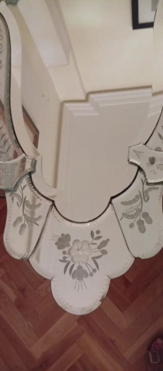 Espejo Veneciano Decorado.Solo venta en persona.