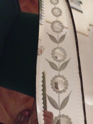 Espejo Veneciano Decorado.Solo venta en persona.