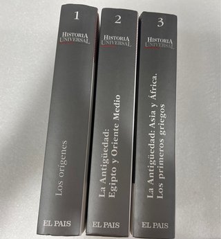Historia Universal El País . Tomos 1,2y3