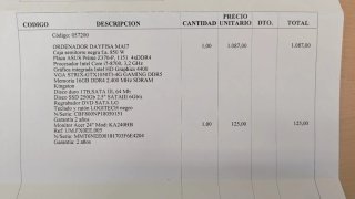 Ordenador DAYFISA MAI7 Negro