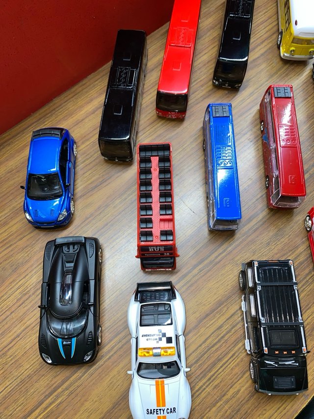 Lote coches, autobuses y trenes con sonidos