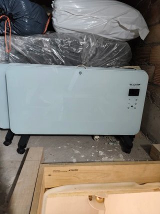 Calefactor ECO-DE cristal blanco