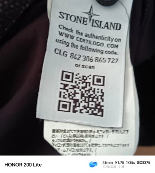 Polo Stone Island Negro