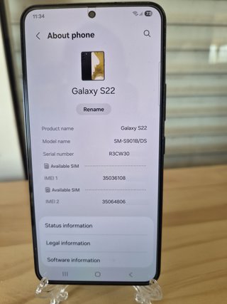 Samsung Galaxy S22 128GB Nero