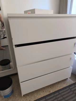 Cómoda Ikea Blanca 4 cajones
