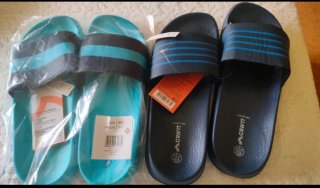 2 Pares Chanclas Crivit Azul/Turquesa Talla 44/45
