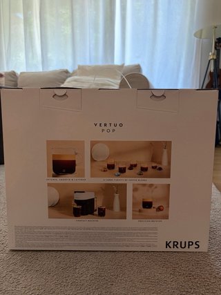 Cafetera Nespresso Vertuo Pop Nueva & Cápsulas