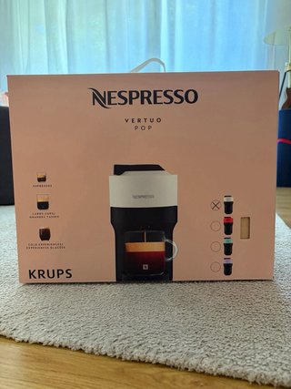 Cafetera Nespresso Vertuo Pop Nueva & Cápsulas