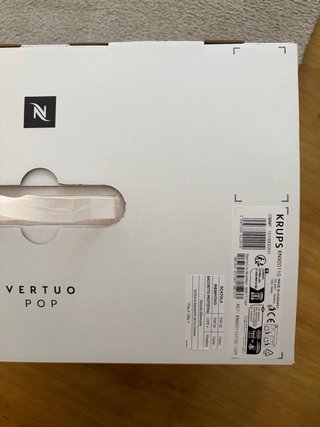 Cafetera Nespresso Vertuo Pop Nueva & Cápsulas