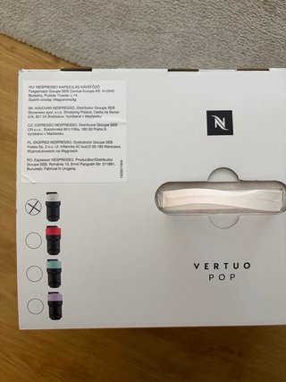 Cafetera Nespresso Vertuo Pop Nueva & Cápsulas