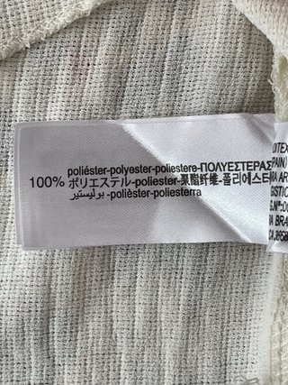 Top Zara Blanco Talla Única