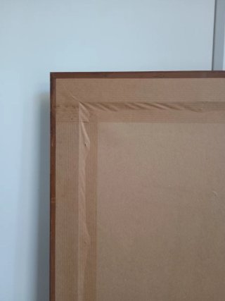 Marco de madera dorado tallado