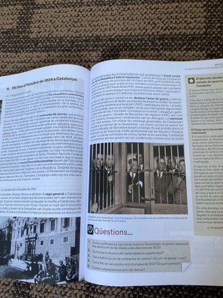 Història, Batxillerat 2, Moviments