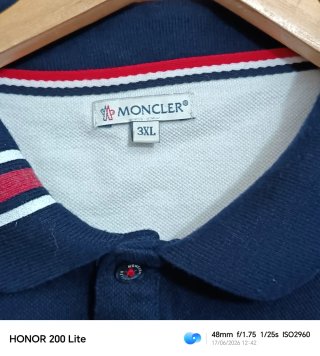 Polo Moncler Azul Talla XXL