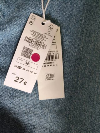 Pantalón vaquero ancho azul