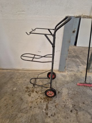 Carrito utensilio para montar a caballo desmontabl