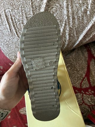 Sandalias de cuña abiertas azul, blanco y rojo