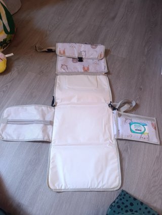 Cambiador portátil estampado