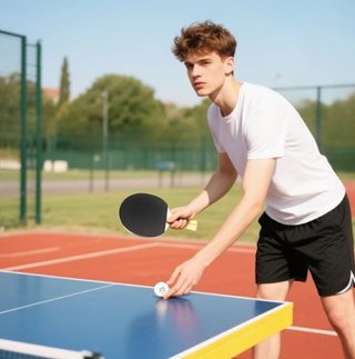 Set de Ping Pong: 4 Raquetas y 8 Pelotas