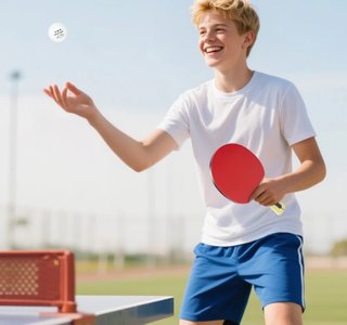 Set de Ping Pong: 4 Raquetas y 8 Pelotas