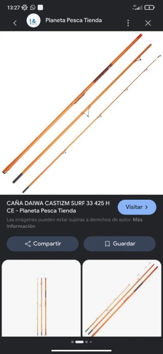 Caña de pescar Yuki nueva de competición