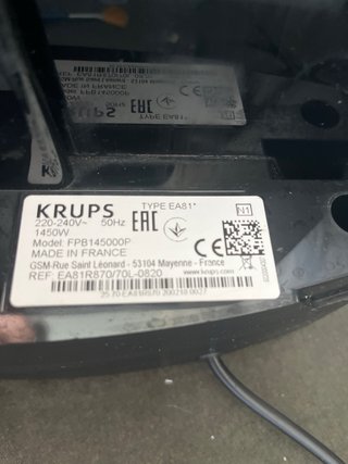 Cafetera Krups Roma EA81