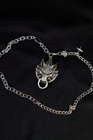 Collana Cloud Fenrir • Final Fantasy Medaglione