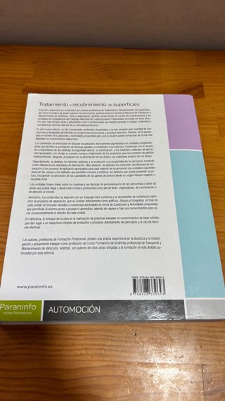 Tratamiento y recubrimiento de superficies