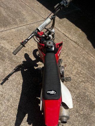 Pitbike TerraMoto 125cc Roja y Blanca