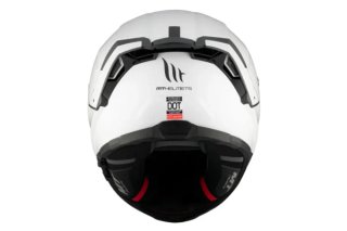 Casco MT Thunder 4 SV A0 Blanco + Intercom