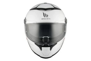 Casco MT Thunder 4 SV A0 Blanco + Intercom