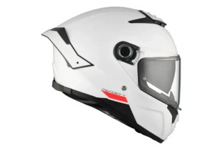 Casco MT Thunder 4 SV A0 Blanco + Intercom