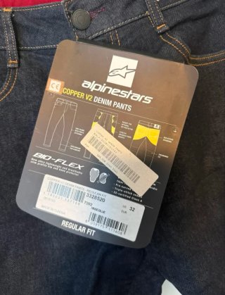 Pantalones Moto Alpinestars Tech Denim Talla 32