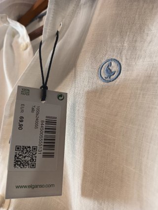 Camisa Lino El Ganso Blanca