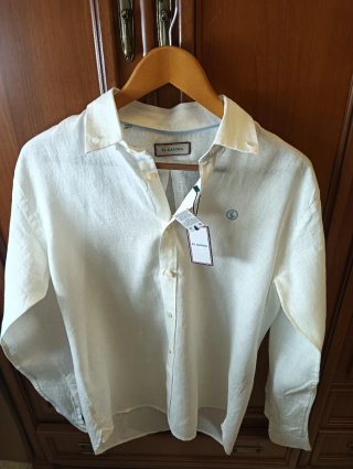Camisa Lino El Ganso Blanca