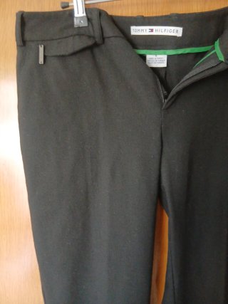 Pantalones Tommy Hilfiger negros extralargos