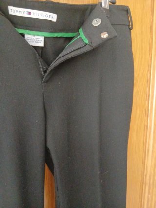 Pantalones Tommy Hilfiger negros extralargos