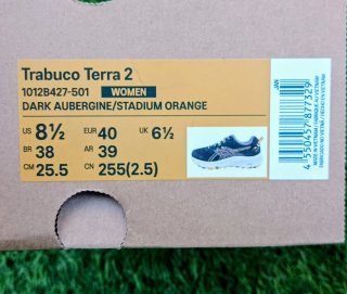 T40 envío incluido!! ASICS TRABUCO TERRA 2