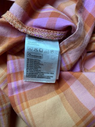 Camisa cuadros talla S