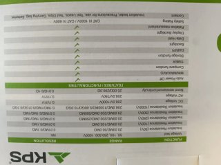 Medidor Aislamiento KPS-MA100 Digital
