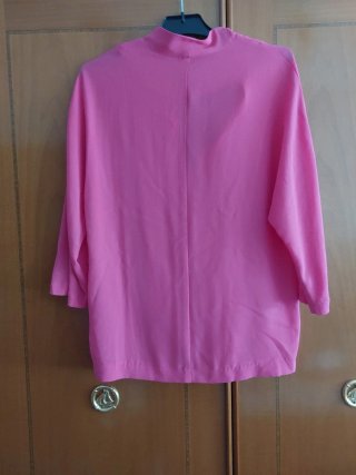 Blusa Verano Manga 3/4 Color Fucsia